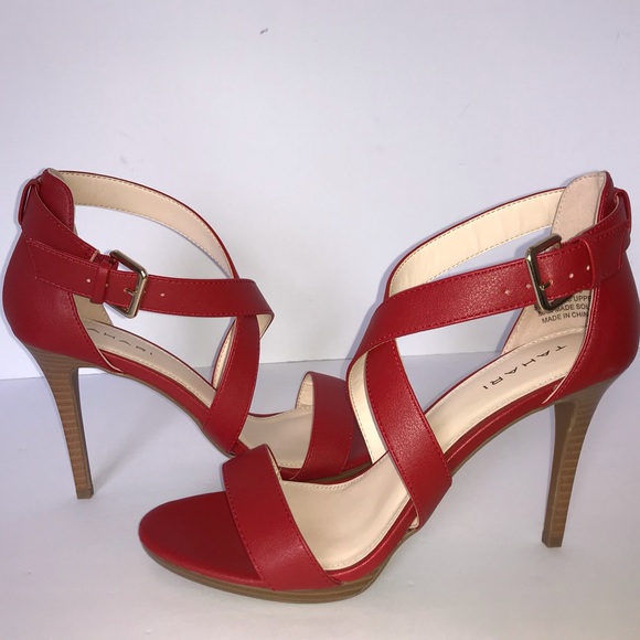 red high heels size 9